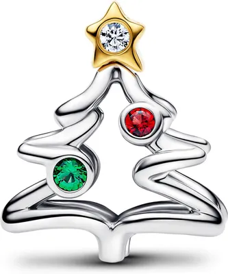 Immagine prodotto di PANDORA MOMENTS Ciondolo albero di Natale color argento color oro