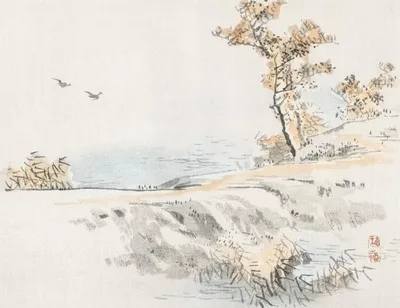 Obrázok produktu pre Plagát s rozmermi 65 x 50 cm, Kōno Bairei, japonský vintage pre obývačku