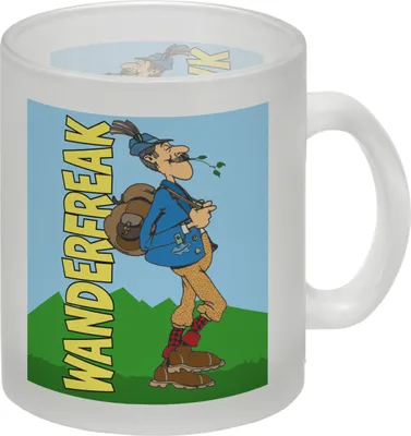 Produktbild von Wanderfreak Glas Tasse