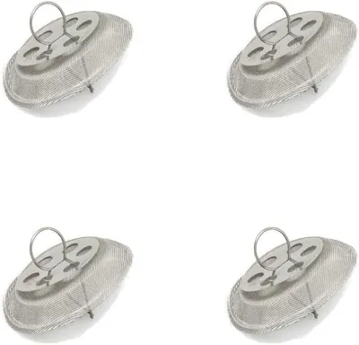 4 Teesiebe für Ausguss, Edelstahl, Ø 3,6 cm, Filter für Wasserkocher