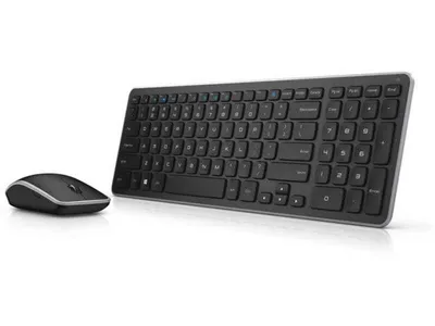 Image de Clavier sans fil Dell KM714 RF QWERTZ allemand noir 580-18380