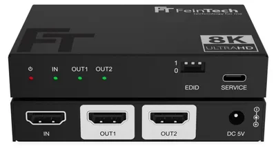 Produktbild von HDMI-Verteiler HDMI-Splitter 1 in 2 - 4K 120 Hz - HDMI 2.1 - Spiegelbetrieb
