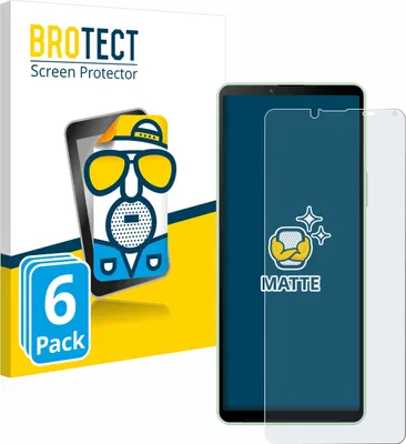 Produktbild von 6x BROTECT Schutzfolie für Sony Xperia 10 V Displayschutz Displayschutzfolie Folie Matt Entspiegelungsfolie
