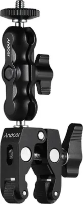 Produktbild von Andoer Krabbenzange Clip Super Clamp mit 1/4 Zoll & 3/8 Zoll Schraubenloch