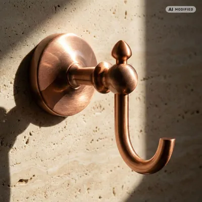 Produktbild von PaulGurkes Handtuchhaken nostalgie Retro Bad-Accessoires Rote Bronze