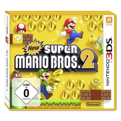 Produktbild von Nintendo 2DS - Konsole (weiß + rot) inkl. New Super Mario Bros. 2 (vorinstalliert)