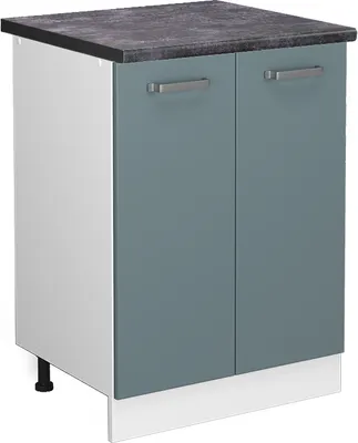 Produktbild von Küchenunterschrank Vicco R-Line Blau-Grau 60 cm , AP Anthrazit, Model 46563