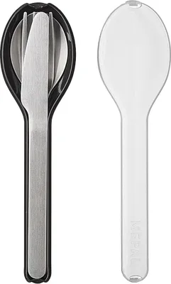 Immagine prodotto di Set di posate Mepal ellipse 3 pezzi - nero nordico 105760041100