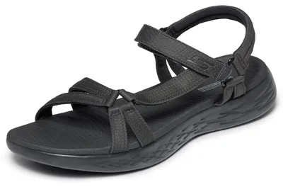 Produktbild von Skechers Damen On-the-go 600 Brilliancy Sport Sandalen, Black Textile Trim, 35 E