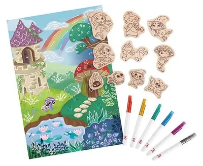 Produktbild von Hape E1077, Marker-Bastelset für Kinder, 4 Jahr(e), Gemischte Farben, 17 Stück(e)