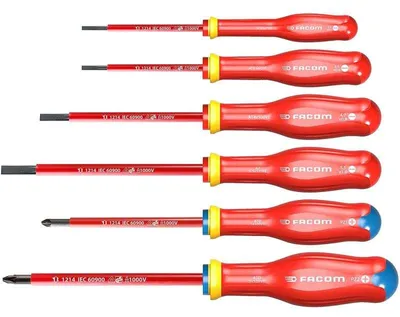 Image de Jeu de 6 tournevis Protwist isolés FACOM ATDVE.J6PB 1000V