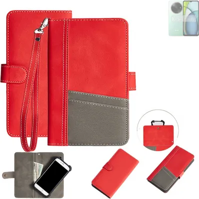 Produktbild von K-S-Trade Handy Schutzhülle für Xiaomi Redmi A3x Hülle Portemonnee Brieftasche Klapphülle Kartenfächer Flip Wallet Case Etui