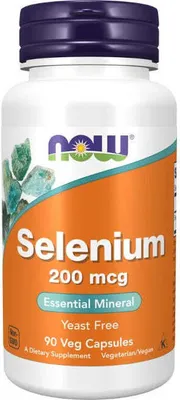 Immagine prodotto di Selenio 200 mcg 90 Capsule Vegetali Now Foods