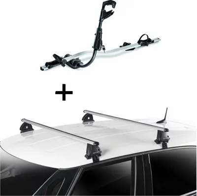 Immagine prodotto di 1x Fast Rider portabici in alluminio + portapacchi VDP EVO ALU compatibile con Peugeot 108 5 porte dal 2014