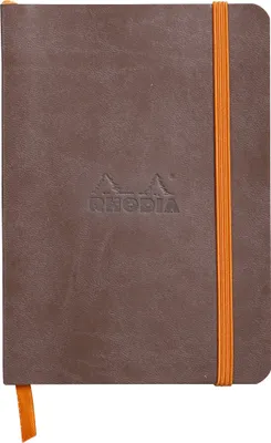 Produktbild von RHODIA Notizbuch RHODIARAMA DIN A6 liniert schokolade 72 Blatt