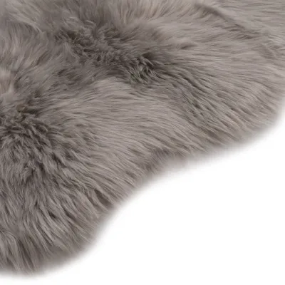 Immagine prodotto di vidaXL Tappeto 60x90 cm in Pelliccia sintetica di pecora, grigio chiaro