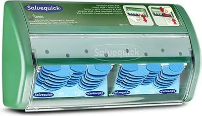 Produktbild von "Cederroth" Salvequick, Pflasterspender Detectable 11,4 cm x 22,6 cm x 5,4 cm blau