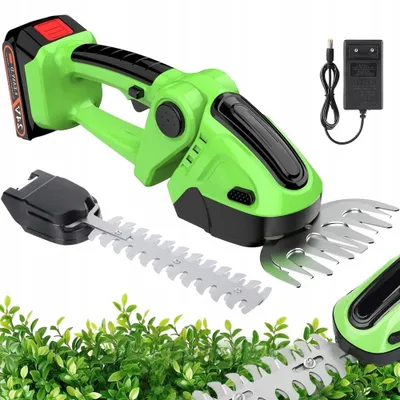 Produktbild von Akku-Trimmer-Set - Rasentrimmer und Heckenschere - 24 V - Kabellos - Lithium-Akku - Elektrisches Beschneiden