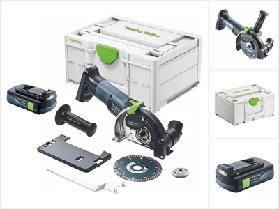 Produktbild von Festool DSC-AGC 18-125 FH EB-Basic Akku Freihandtrennsystem 18 V 125 mm Brushless + 1x Akku 3,0 Ah + Systainer - ohne Ladegerät