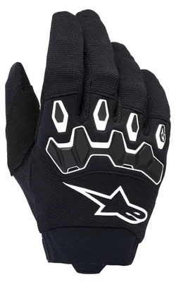 Immagine prodotto di Guanti FULL BORE V2 per bambini/ragazzi, marca Alpinestars, taglia L, colore nero/bianco