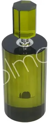 Productafbeelding van Decoratief object: parfumflesje NOCTURNE, diameter 8 cm, hoogte 21 cm, kleur: groen