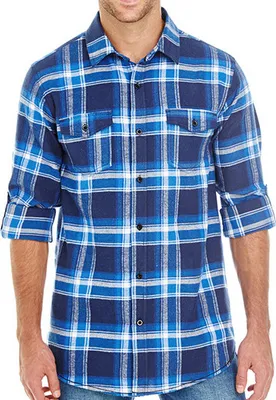 Produktbild von Burnside Woven Plaid Flannel Shirt