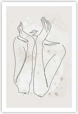 Produktbild von Poster - Poster ohne Rahmen - Grafik Frau Licht - 61x91,5 cm - Wand Bild - Wanddeko - Wandbilder - Kunstposter - Wandposter - Bilder - Kunstdruck - Wanddekoration - Wandbild - P2XPA61x91-4656