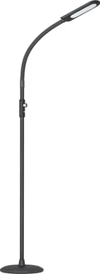Produktbild von Aukey LT-ST35 Stehlampe 12W LED stufenlos dimmbar, 3 Farbtemperaturen Standleuchte, augenschonendes Licht mit Flexiblem Schwanenhals zum Arbeiten, Lesen und Entspannen