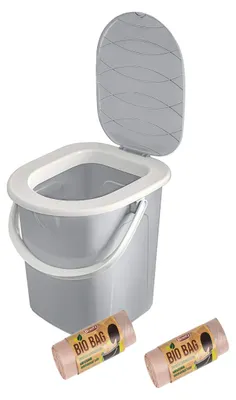Immagine prodotto di WC portatile con 40 sacchetti biodegradabili