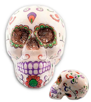 Produktbild von Halloween Dekoration - Totenkopf Tischdekoration Zuckerschädel Tag der Toten