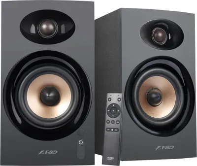 Obrázok produktu pre FENDA F&D repro R23BT/ 2.0/ 40W/ drevené/ BT/ Optický/ USB vstup/ diaľkové ovládanie/ čierne