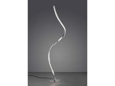 Produktbild von Schmale geschwungene LED Stehlampe mit Fernbedienung Farbwechsel Memory Funktion