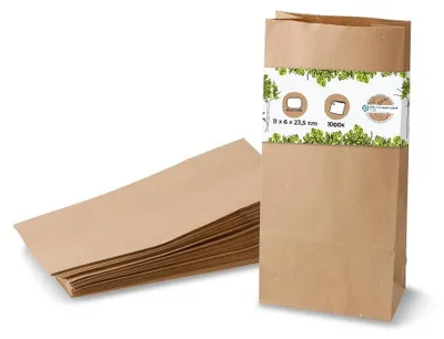 Productafbeelding van Elzusha - Kleine Kraft Papieren Tassen - 1000 Stuks