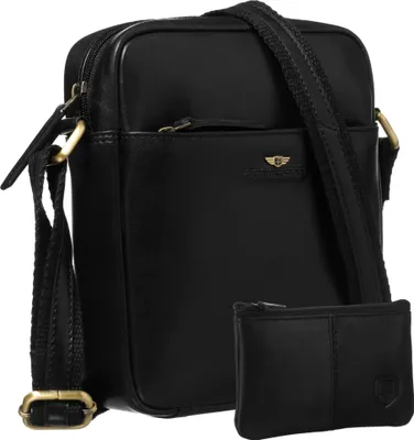Produktbild von PTN 720-TUM-0536 Schwarze Ledertasche