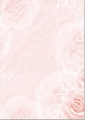 Produktbild von Motiv Briefpapier (Rot-Blumen-5012, A4, 25 Blatt). Einseitig bedrucktes Briefpapier,  beschreibbar, Motivpapier für alle Drucker/Kopierer geeignet