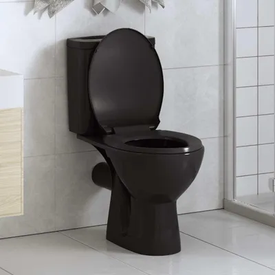 Produktbild von (Angebot 2026)Toilettensitz mit Absenkautomatik und Quick-Release Schwarz GermanyMöbel 56251 - WC-Sitze