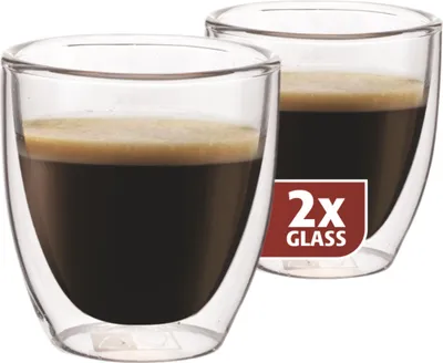 Immagine prodotto di Bicchieri da espresso a doppia parete, set di 2 - Maxxo