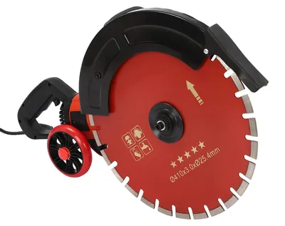 Produktbild von Elektrische Betonsäge, 4000W Motor, tiefe Schnitttiefe, Rot, EU