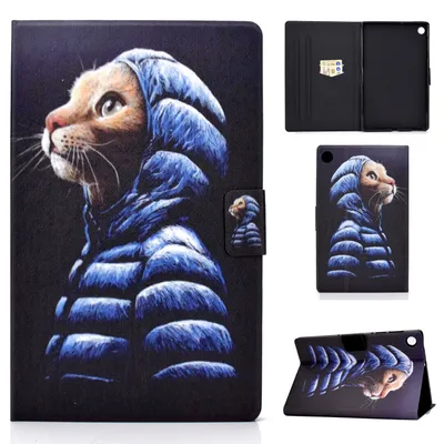 Produktbild von Für Samsung Galaxy Tab A9 Kunstleder Tablet Tasche Hülle Case Etuis Motiv 14