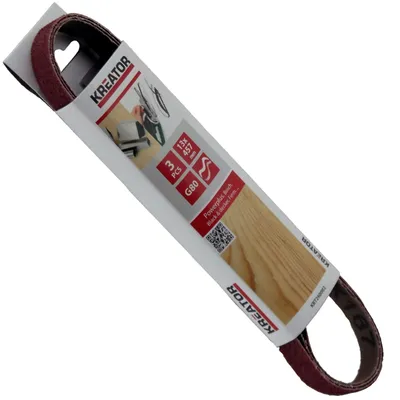 Produktbild von Kreator 13x457 Mm G80 Sandpapierband 3 Einheiten Golden One Size / EU Plug Golden One Size
