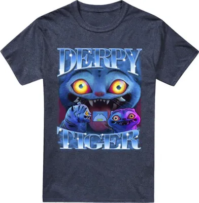 Produktbild von K-Pop Demon Hunters - T-Shirt für Herren/Damen Uni TV20443 (3XL) (Marineblau Meliert)