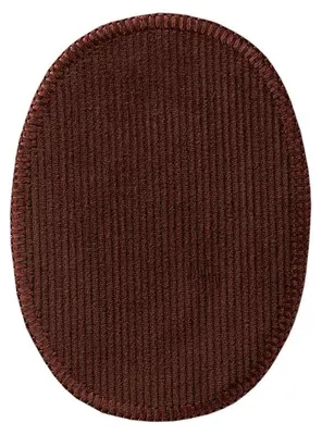 Produktbild von Kordflicken Braun 2 St. - Aufnäher, Bügelbild, Aufbügler, Applikationen, Patches, Flicken, Zum Aufbügeln, Größe: 9,5 x 12,0 cm