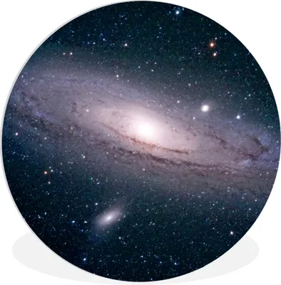 Produktbild von MuchoWow® Rundes Wandbild - Runde Bilder Die Milchstraße am Sternenhimmel Ø 30 cm Kreis Wanddekoration Kunststoff - Wandkreis - Wandschmuck - Schlafzimmer - Bilder - Der Kreis - Kunst für die Wohnung - Plastik - Kunstdruck - Wandbild