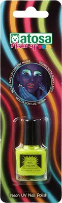 Immagine prodotto di Atosa Neon Yellow Glow In The Dark Uv Nail Polish Multicolore Multicolore Taglia Unica