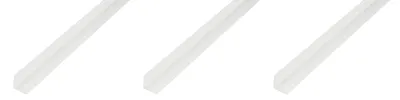 Zdjęcie produktu dla Profil narożny, PVC, biały, 25 x 25 x 1 mm, długość 2 m