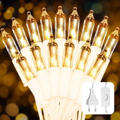 Lichterkette warmweiß 8,85 m 50 LEDs IP44 Innen