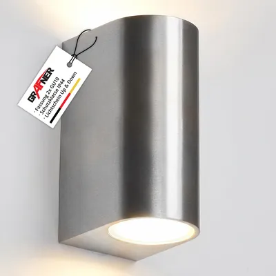 Produktbild von Grafner Aluminium-Wandlampe 37WB-2 WL10302 Up & Down
