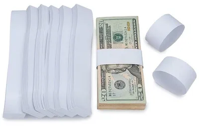 Produktbild von 300 selbstklebende Notizzettel im Banknotendesign - 18 x 3 cm, ideal zur Organisation