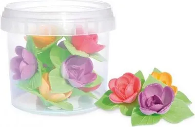 Produktbild von Waffel papier - 8 Mini Rosen Blütenblätter