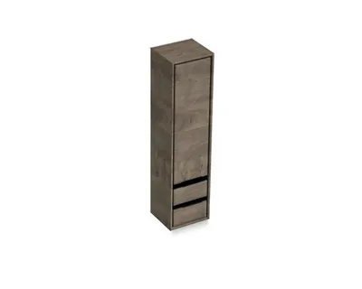 Obrázek produktu pro Koupelnová skříňka vysoká Sanox Loft espresso 40 x 160 x 35 cm